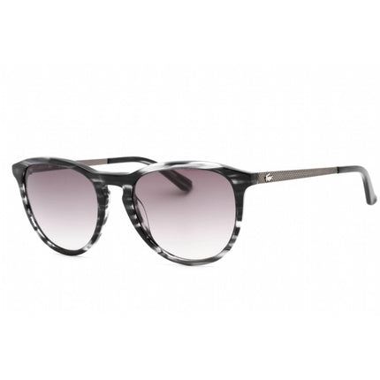 Lacoste Unisex Sunglasses - Grey Shaded Lens Grey Marble Round Frame | L708S 035 ,