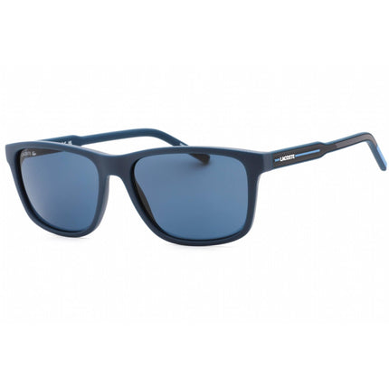 Lacoste Unisex Sunglasses - Matte Blue Rectangular Plastic Shape Frame | L931S 424 ,