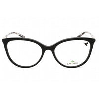 Lacoste Women's Eyeglasses - Black Plastic Cat Eye Frame Clear Demo Lens | L2911 001 ,