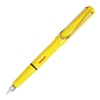 Lamy Fountain Pen - Safari Yellow ABS Plastic with Metal Clip ,