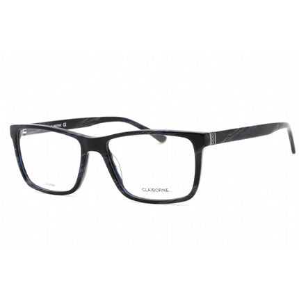 Liz Claiborne Men's Eyeglasses - Blue Horn Rectangular Plastic | Cb 312XL 0E84 00 ,