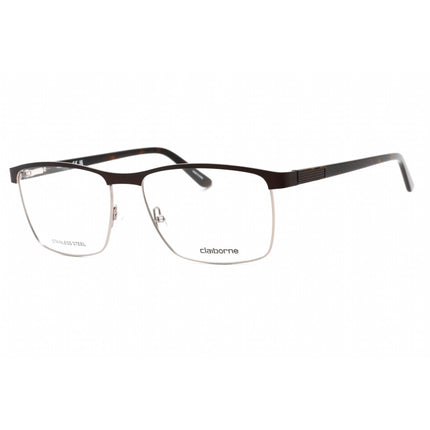 Liz Claiborne Men's Eyeglasses - Brown Ruthenium Metal Full Rim Frame | CB 253 01OT 00 ,
