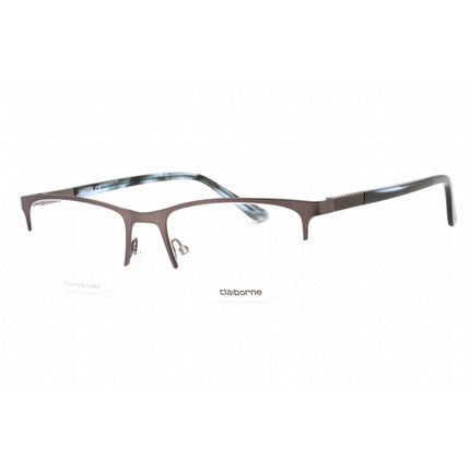 Liz Claiborne Men's Eyeglasses - Clear Lens Matte Grey Metal Frame | CB 252 0RIW 00 ,