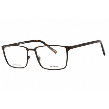 Liz Claiborne Men's Eyeglasses - Dark Brown Rectangular Metal Frame | CB 265 0R0Z 00 ,