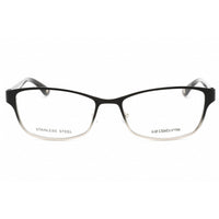 Liz Claiborne Unisex Eyeglasses - Clear Lens Black Fade Metal Frame | L 614 0JBU 00 ,