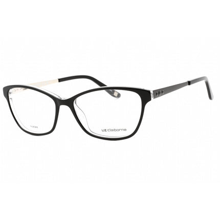 Liz Claiborne Women's Eyeglasses - Black Crystal Cat Eye Shape Frame | L 664 07C5 00 ,