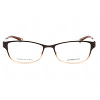 Liz Claiborne Women's Eyeglasses - Brown Fade Metal Rectangular Frame | L 614 0JDV 00 ,