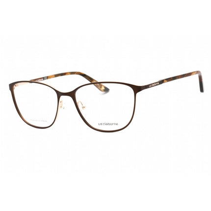 Liz Claiborne Women's Eyeglasses - Brown Gold Cat Eye Metal Frame | L 652 0FG4 00 ,