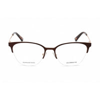 Liz Claiborne Women's Eyeglasses - Clear Demo Lens Brown Gold Frame | L 658 0FG4 00 ,