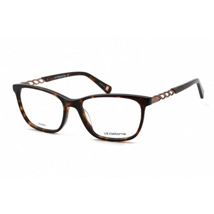 Liz Claiborne Women's Eyeglasses - Clear Lens Havana Rectangular Frame | L 648 0086 00 ,