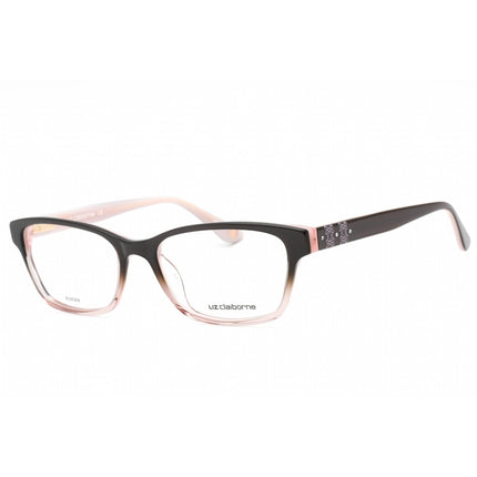 Liz Claiborne Women's Eyeglasses - Grey Pink Rectangular Plastic Frame | L 640 0HAQ 00 ,