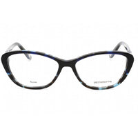 Liz Claiborne Women's Eyeglasses - Havana Blue Plastic Cat Eye Frame | L 458 0IPR 00 ,