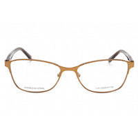 Liz Claiborne Women's Eyeglasses - Light Brown Metal Full Rim Frame | L 617 0JZJ 00 ,
