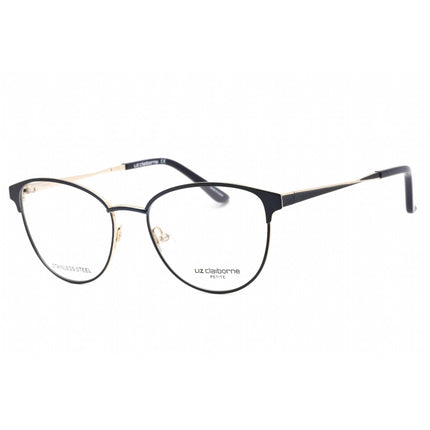 Liz Claiborne Women's Eyeglasses - Semi Matte Navy Round Metal Frame | L 462 0E8W 00 ,
