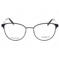 Liz Claiborne Women's Eyeglasses - Semi Matte Navy Round Metal Frame | L 462 0E8W 00 ,