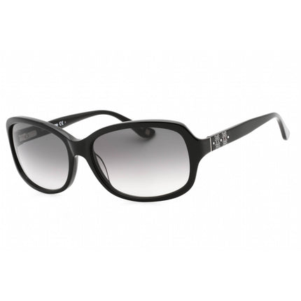 Liz Claiborne Women's Sunglasses Black Metal Full Rim Oval Frame | L 567/S 0807 00 ,