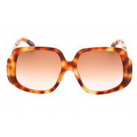 Longchamp Women's Sunglasses - Brown Lens Light Havana Oversized Frame | LO709S 217 ,