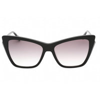 Longchamp Women's Sunglasses - Grey Gradient Lens Black Cat Eye Frame | LO669S 001 ,