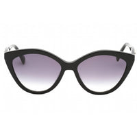Longchamp Women's Sunglasses - Grey Gradient Lens Black Cat Eye Frame | LO730S 001 ,