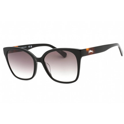 Longchamp Women's Sunglasses - Grey Gradient Lens Black Rectangular, 55mm | LO657S 001 ,