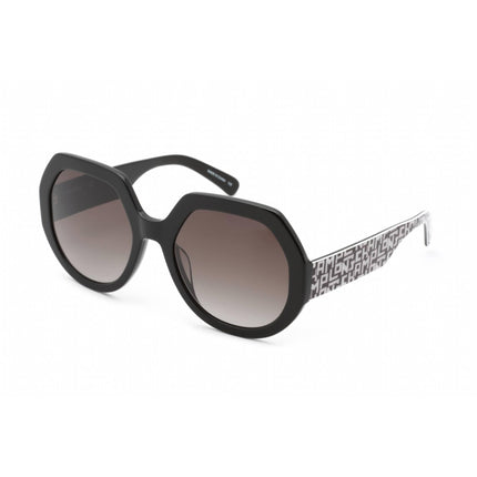 Longchamp Women's Sunglasses - Grey Gradient Lens Black Shield Frame | LO655S 001 ,