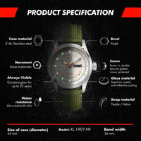 Luminox Men's Automatic Watch - Atacama Field Power Reserve Off-White Dial | 1907.NF ,