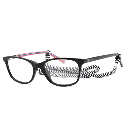 M Missoni Women's Eyeglasses - Clear Lens Black Rectangular Frame | MMI 0008 0807 00 ,
