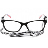 M Missoni Women's Eyeglasses - Clear Lens Black Rectangular Frame | MMI 0008 0807 00 ,