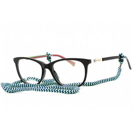 M Missoni Women's Eyeglasses - Clear Lens Black Rectangular Frame | MMI 0051 0807 00 ,