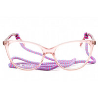 M Missoni Women's Eyeglasses - Pink Full Rim Plastic Cat Eye Frame | MMI 0067 035J 00 ,
