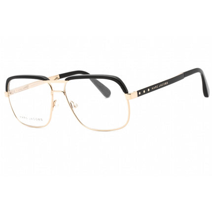 Marc Jacobs Men's Eyeglasses - Gold Black Plastic Square Shape Frame | Mj 632 0L0V 00 ,