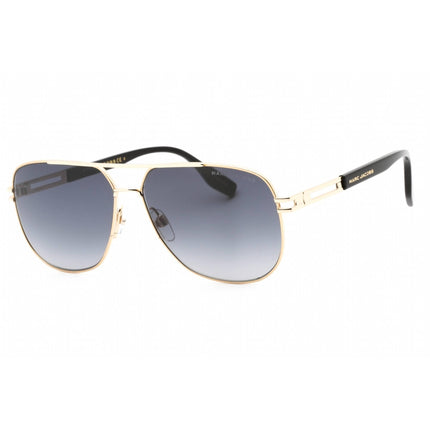 Marc Jacobs Men's Sunglasses Gold Black Full Rim Aviator Frame | MARC 633/S 0RHL 9O ,