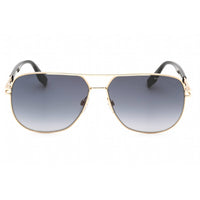 Marc Jacobs Men's Sunglasses Gold Black Full Rim Aviator Frame | MARC 633/S 0RHL 9O ,