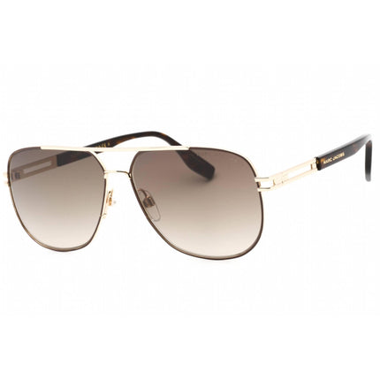 Marc Jacobs Men's Sunglasses Gold Brown Full Rim Aviator Frame | MARC 633/S 001Q HA ,
