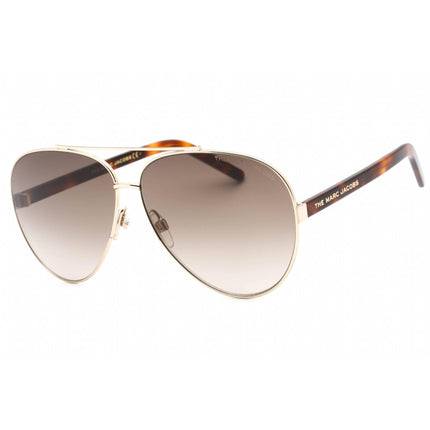 Marc Jacobs Unisex Sunglasses Gold Havana Full Rim Aviator Frame | MARC 522/S 006J HA ,