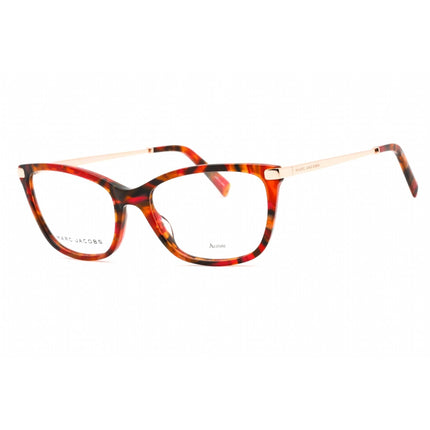 Marc Jacobs Women's Eyeglasses - Havana Red Full Rim Cat Eye Frame | MARC 400 0O63 00 ,
