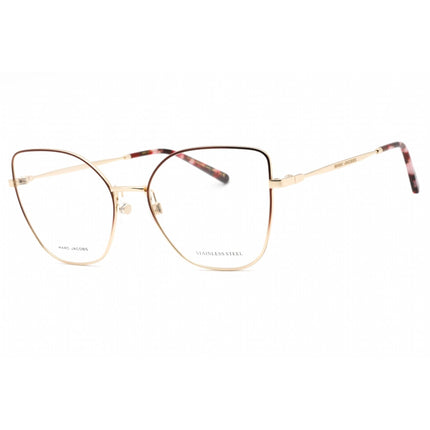 Marc Jacobs Women's Eyeglasses - Matte Burgundy Gold Full Rim Frame | MARC 704 0E28 00 ,