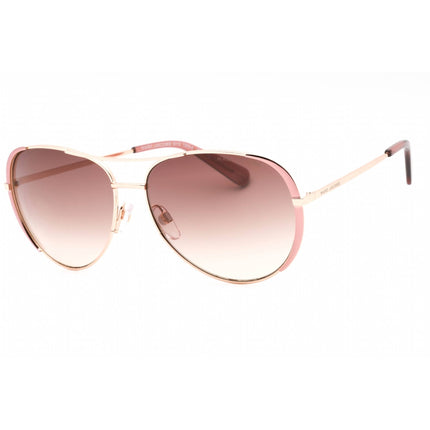 Marc Jacobs Women's Sunglasses - Gold Burgundy Aviator Metal Frame | MARC 686/S NOA HA ,