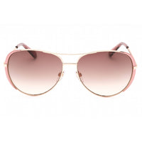 Marc Jacobs Women's Sunglasses - Gold Burgundy Aviator Metal Frame | MARC 686/S NOA HA ,