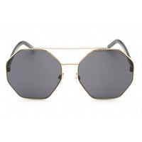 Marc Jacobs Women's Sunglasses - Grey Lens Gold Black Round Frame | MARC 524/S 0RHL IR ,
