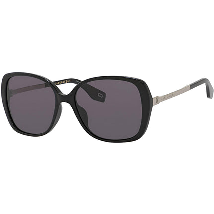 Marc Jacobs Women's Sunglasses - Grey Shaded Lens Black Full Rim | MARC 304/S 0807 ,