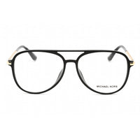Michael Kors Women's Eyeglasses - Black Plastic Full Rim Aviator Frame | 0MK4096U 3005 ,