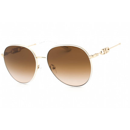 Michael Kors Women's Sunglasses - Gold White Metal Full Rim Frame | 0MK1128J 123313 ,