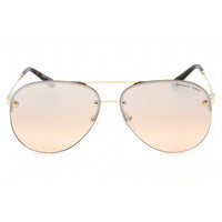 Michael Kors Women's Sunglasses - Light Gold/Brown Rimless Frame | 0MK1135B 10143D ,