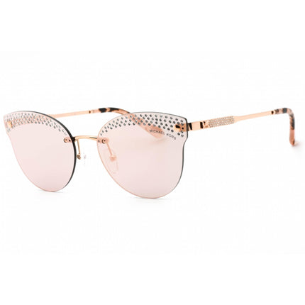 Michael Kors Women's Sunglasses - Pink Gold Metal Rimless Cat Eye | 0MK1130B 11084Z ,