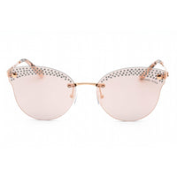 Michael Kors Women's Sunglasses - Pink Gold Metal Rimless Cat Eye | 0MK1130B 11084Z ,