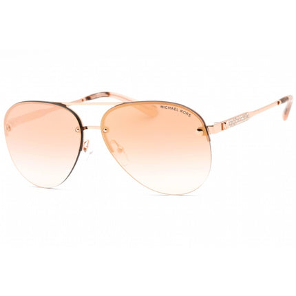 Michael Kors Women's Sunglasses - Rose Gold Rimless Aviator Frame | 0MK1135B 11086F ,