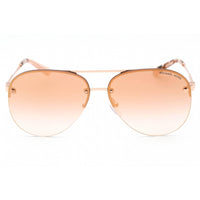 Michael Kors Women's Sunglasses - Rose Gold Rimless Aviator Frame | 0MK1135B 11086F ,