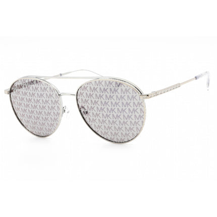 Michael Kors Women's Sunglasses - Silver Metal Full Rim Aviator Frame | 0MK1138 1153R0 ,