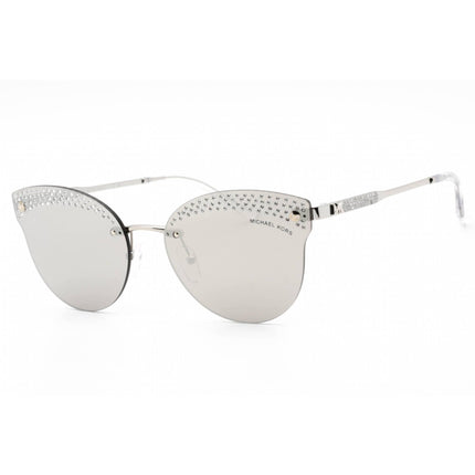 Michael Kors Women's Sunglasses - Silver Metal Rimless Cat Eye Frame | 0MK1130B 10156G ,